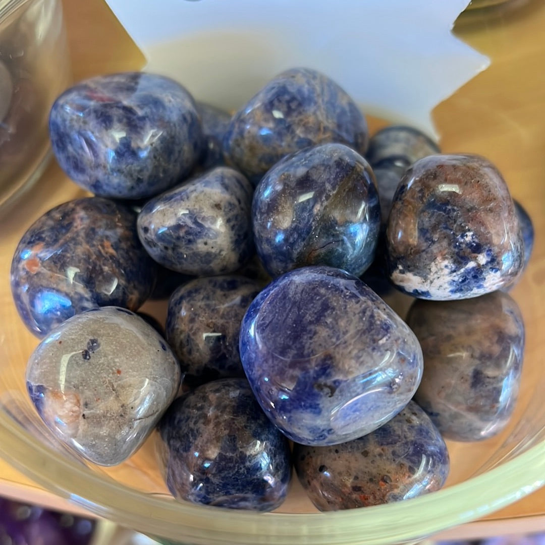 Sodalite tumble stones MMM